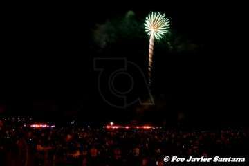 Los fuegos de Melenara 2018 (Foto Francisco Santana Ravelo)